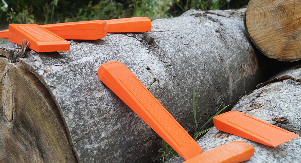 Apvalios medienos ir viengubo pjovimo lentų skilimo prevencijos plastikinės kabės Signumat