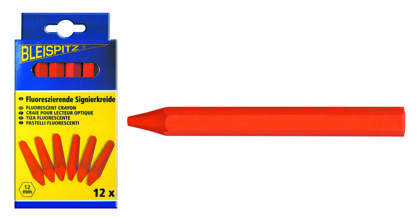 0259 Флуоресцентный мелок для древесины 12x120 мм
